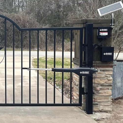 Ghost Controls Heavy-Duty Automatic Gate Opener Kit for Swing Gates with Long-Range Gate Opener Remote - Model TDS2