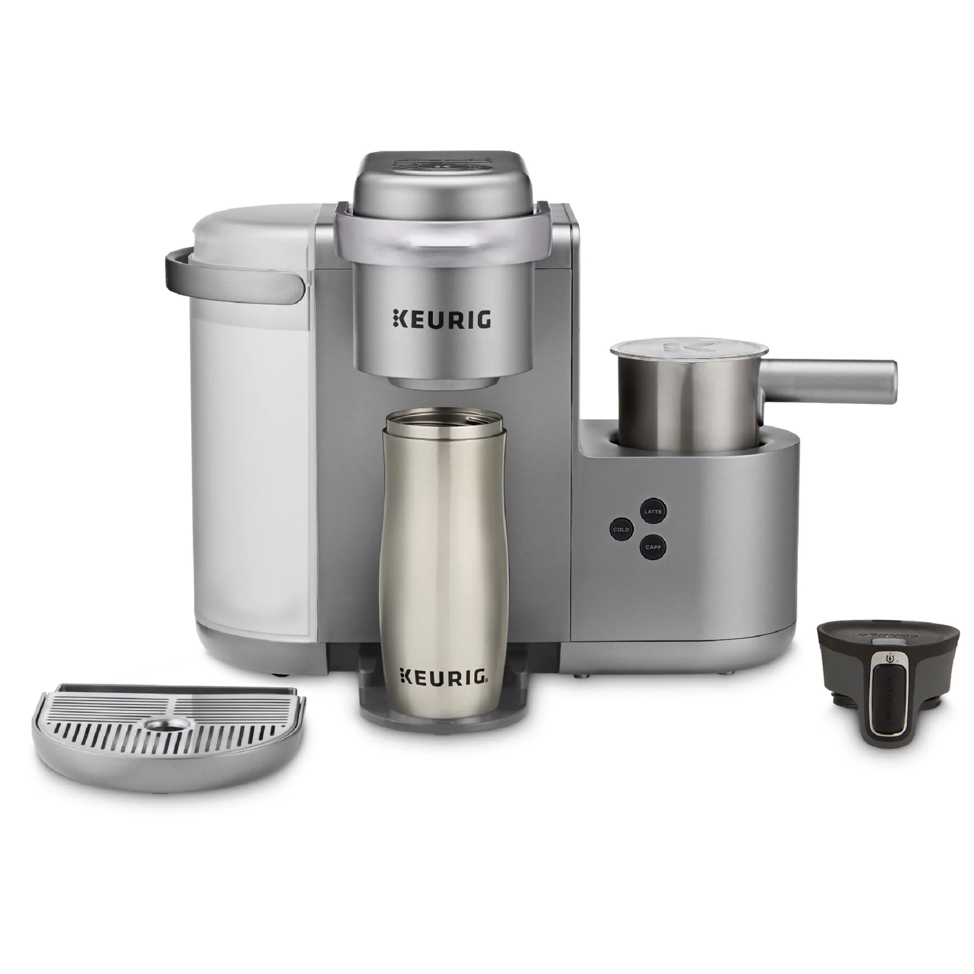 Keurig K-Cafe Special Edition Single Serve K-Cup Pod Coffee, Latte and Cappuccino Maker, Nickel