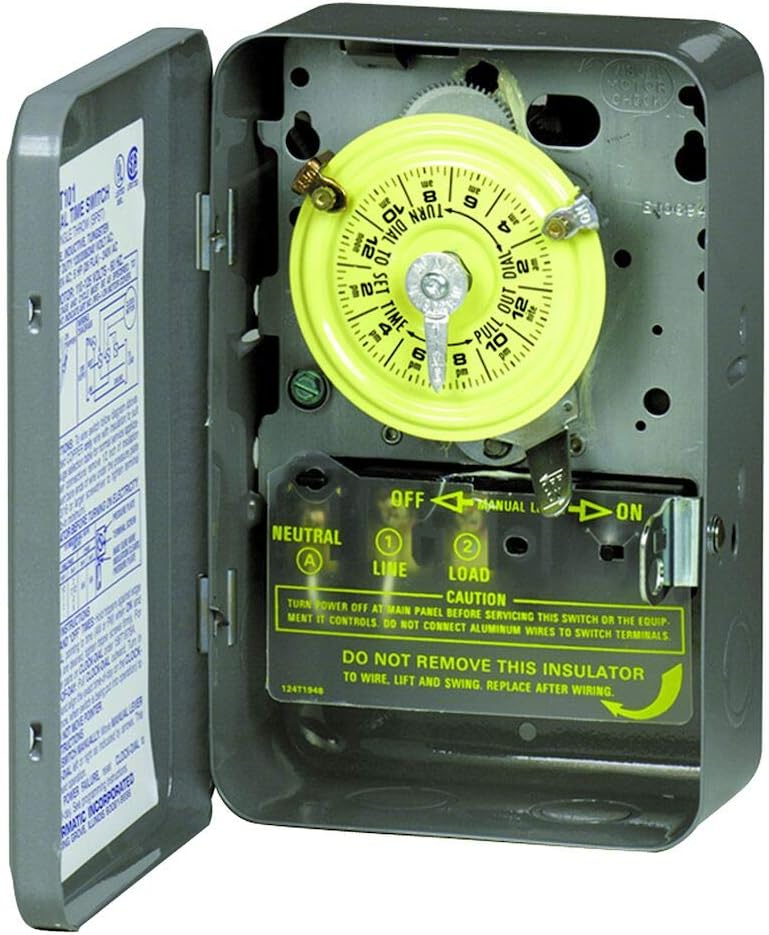 Intermatic T103 Mechanical Time Switch, Gray Pack of 2