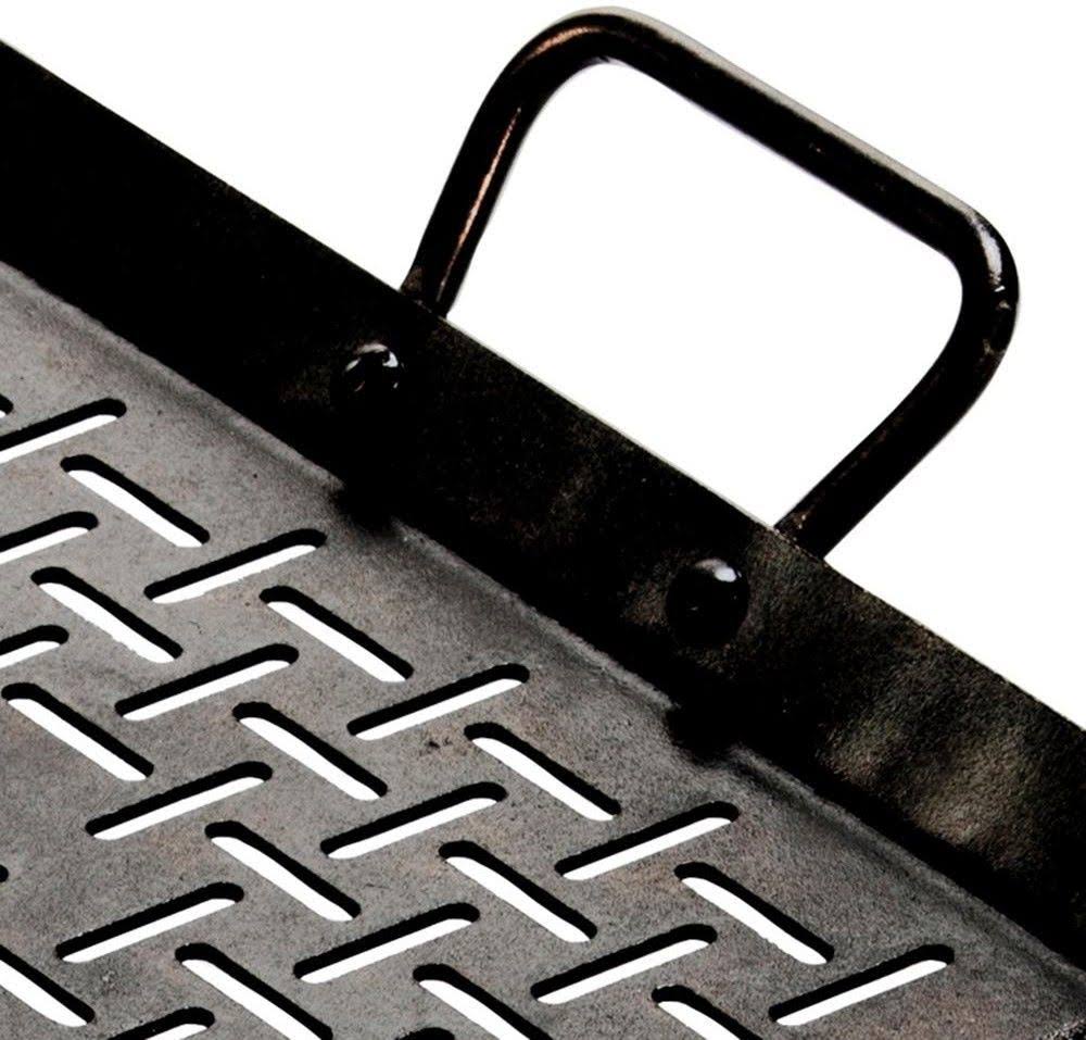 Lodge 13x22 x 12x22 Seasoned Carbon Steel Grilling Pan, Crsgp12
