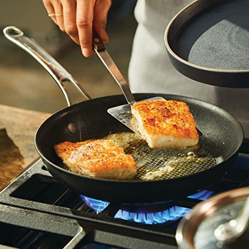 Anolon Anolon X Hybrid Nonstick Nonstick Cookware Induction Pots and Pans Set, 12 Piece - Charcoal Gray