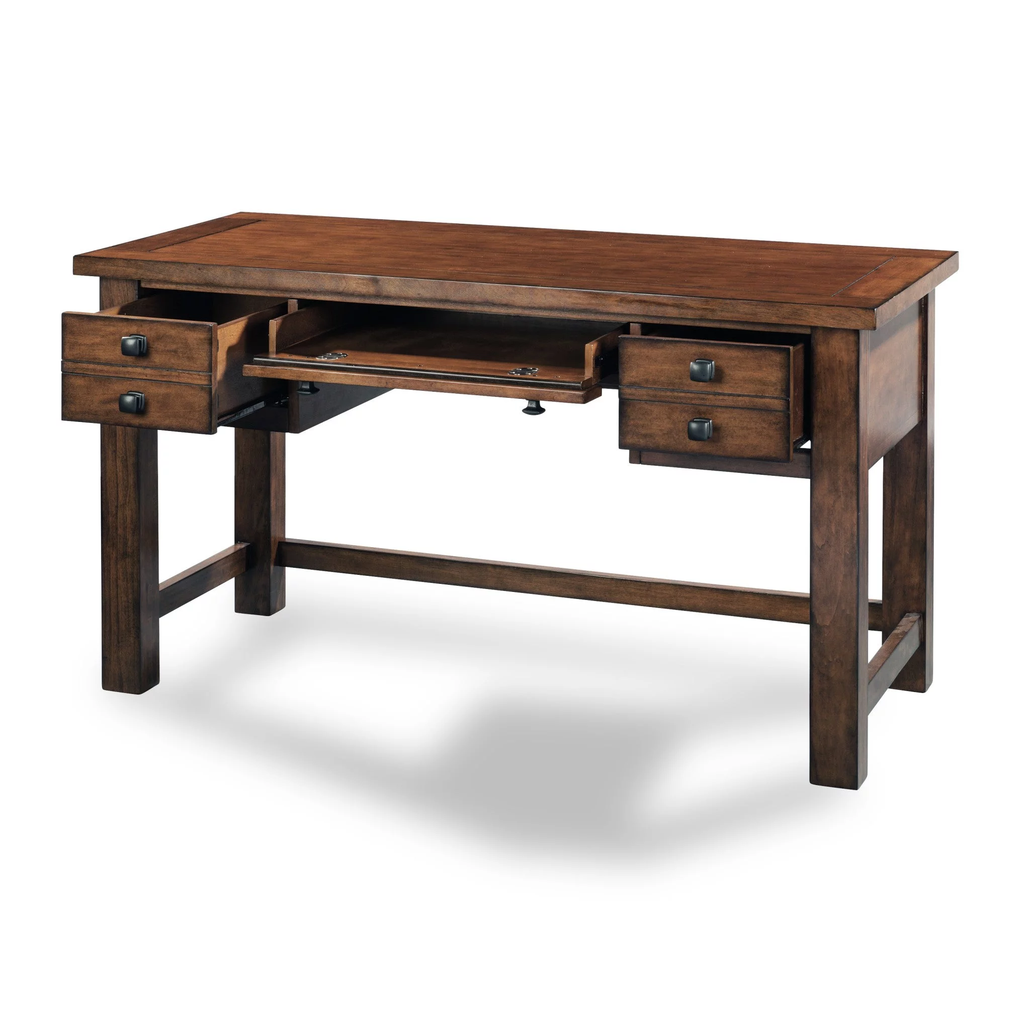 Homestyles Tahoe Wood Writing Desk in Brown