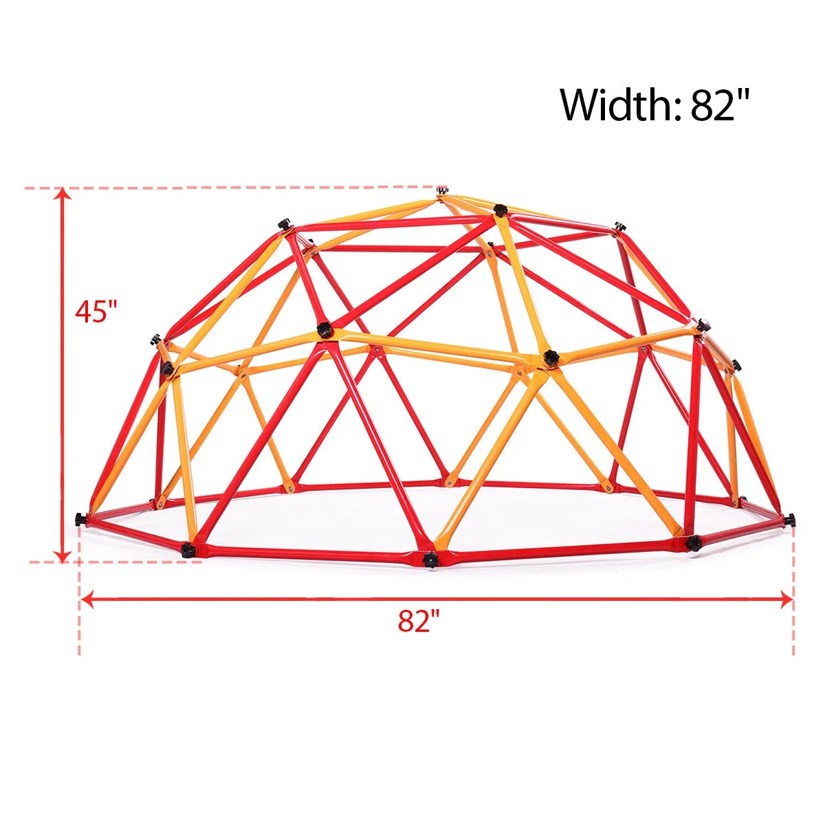 Children Dome Climber Playground Kids Swing Set  Dome Play Center with Hemispheric Shape