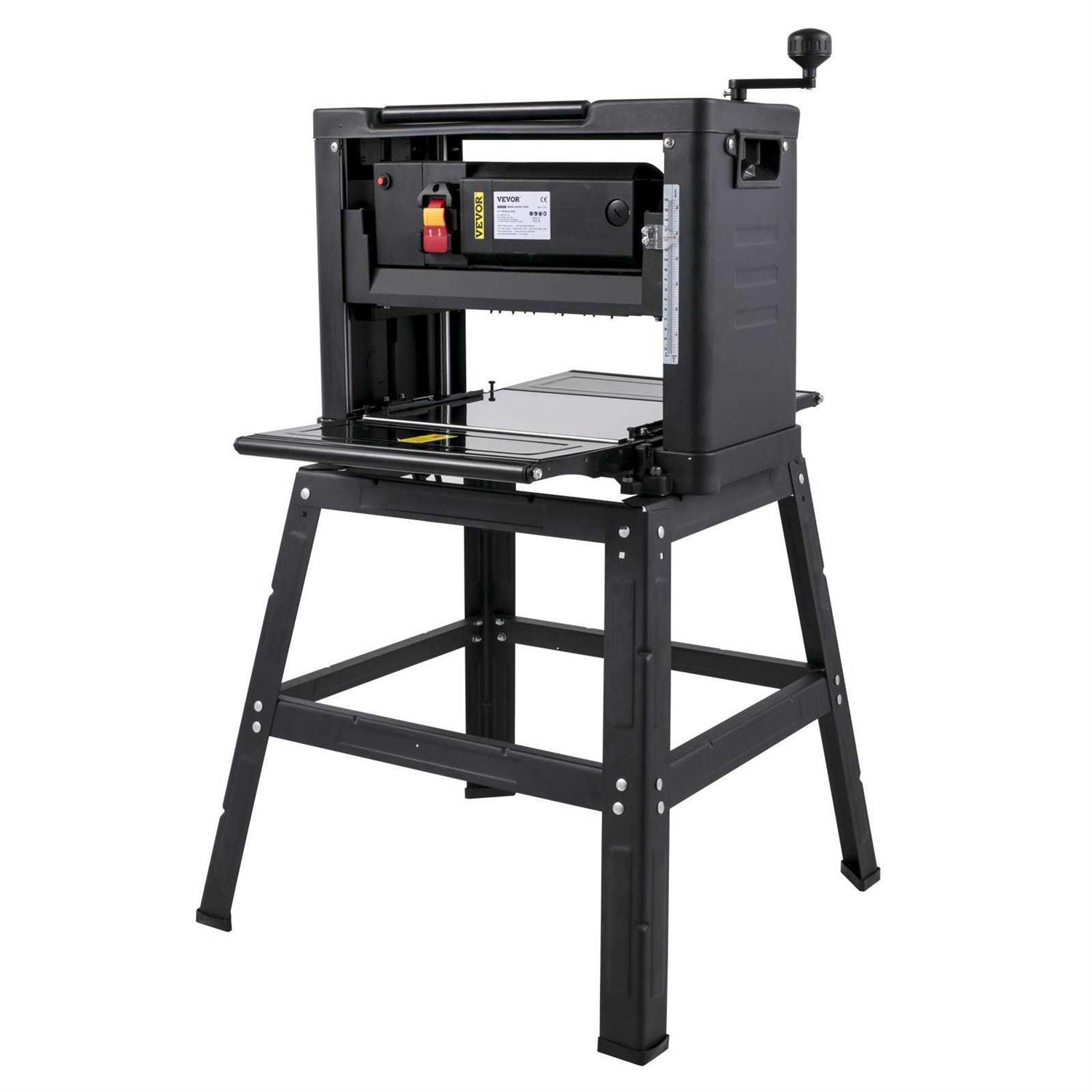 VEVOR Benchtop Planer 13 Thickness Planer 1800W 8000RPM Woodworking Planer 6mmin Planing Speed with Iron Stand Dust Exhaust YBJYCMC13GB9TLXZXV1 - Shop Hardware Tools Online Store