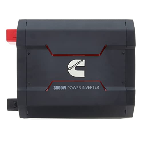 Cummins 5000 Watts Inverter Modified Sine Wave Truck Inverter 12 Volts to 110 Volts Four AC Outlets Two USB Ports (Plus Cable Kit)- CMN5000W - Inverters for Vehicles, Van Life, Camping