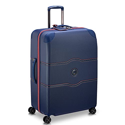 DELSEY PARIS Chatelet Air 2.0 Hardside Luggage with Spinner Wheels, Angora, Checked-Large 28 Inch