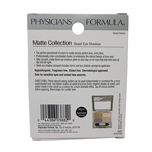 Physicians Formula Matte Collection Quad Eyeshadow Canyon Classics 0