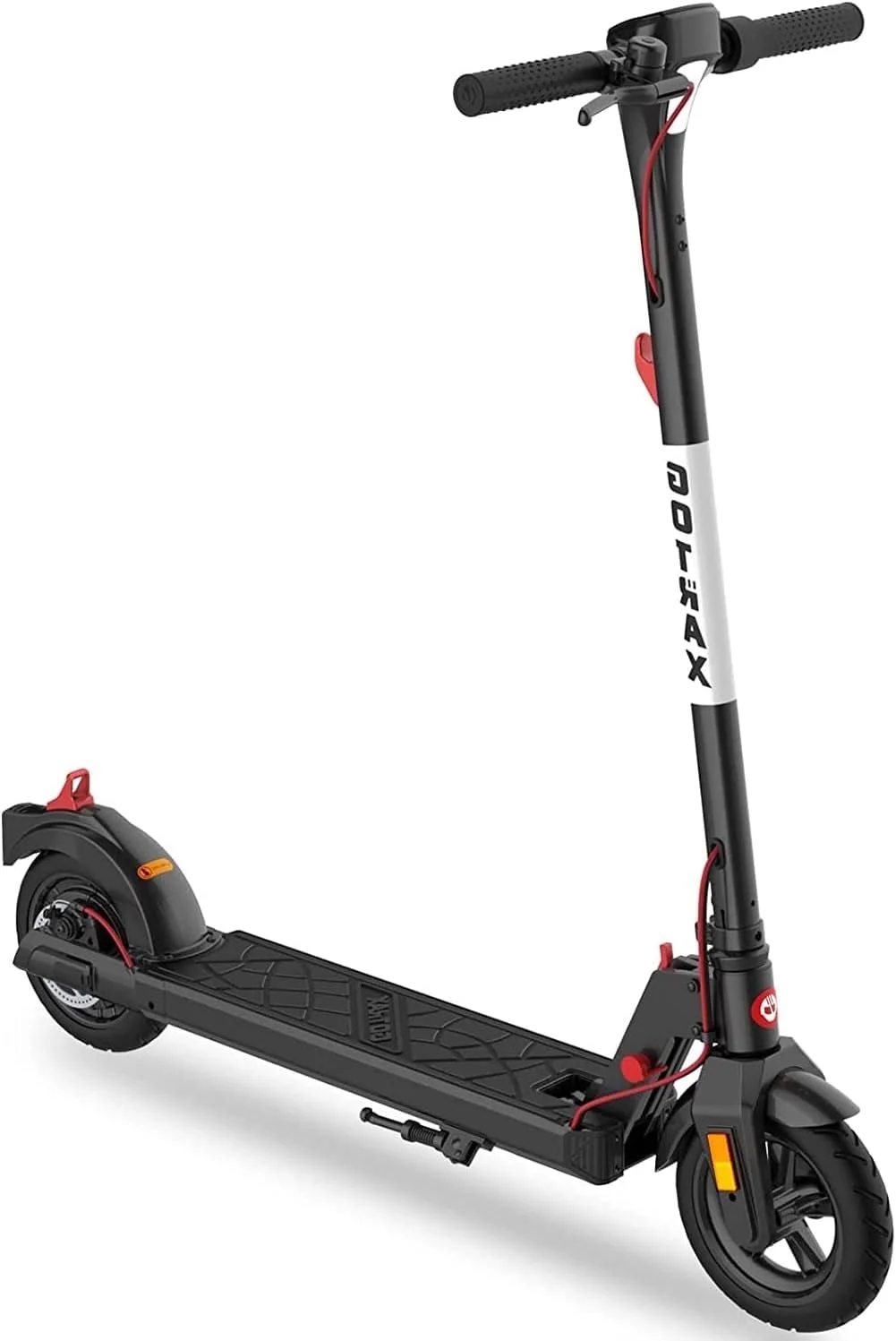 GOTRAX Apex Adult Electric Scooter, 8.5" Tires 15 Mile and 15.5Mph Foldable Escooter for Adult,Black-White