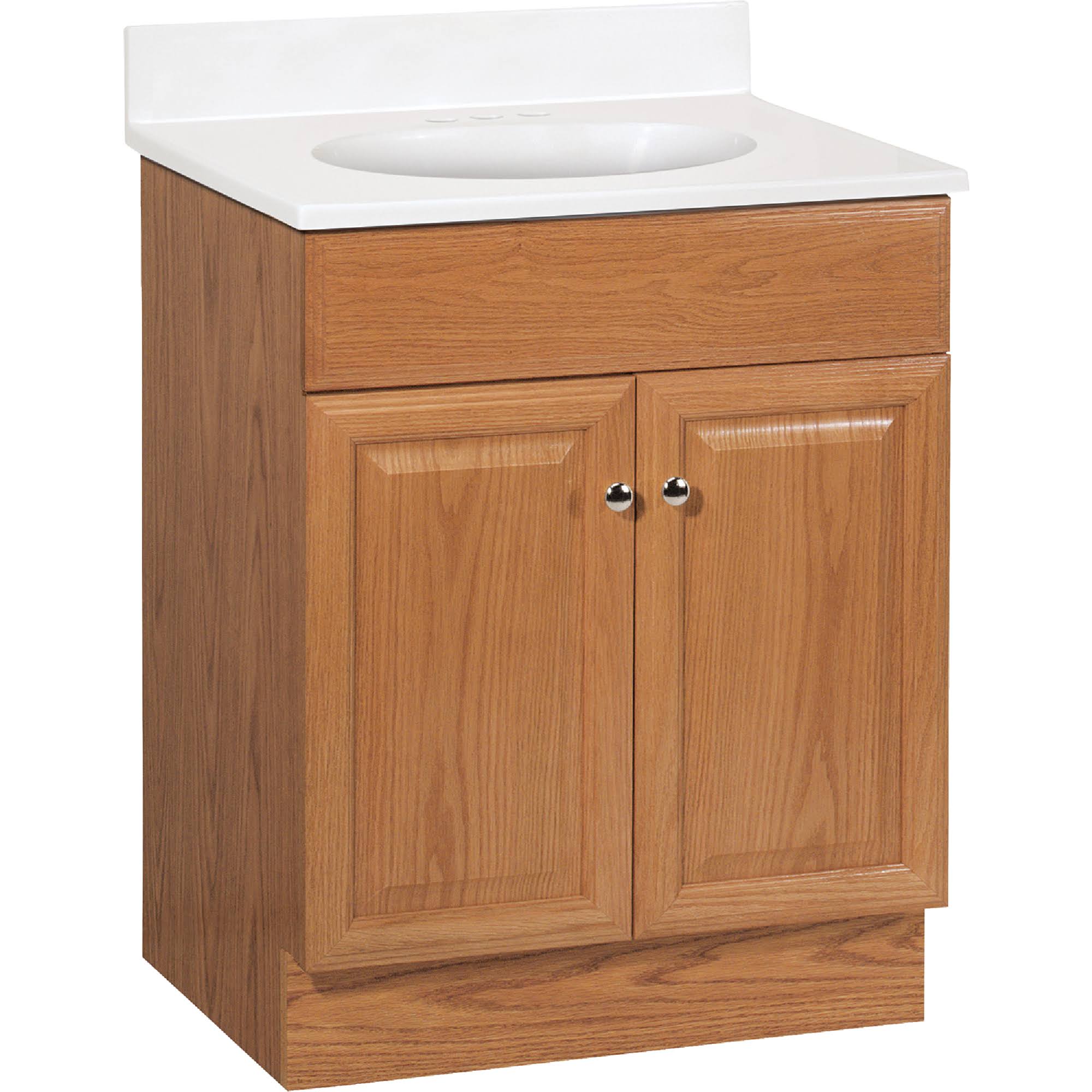 RSI Home Products Richmond Bathroom Vanity Cabinet with Top, Fully