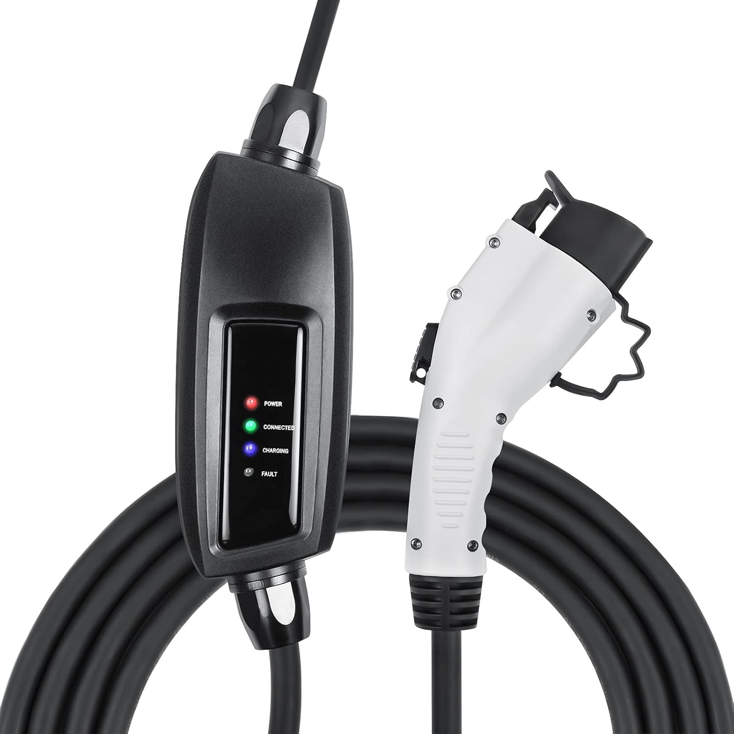 Lectron 240V 16A Level 2 EV Charger with 21ft Extension Cord J1772 Cable & NEMA 6-20 Plug