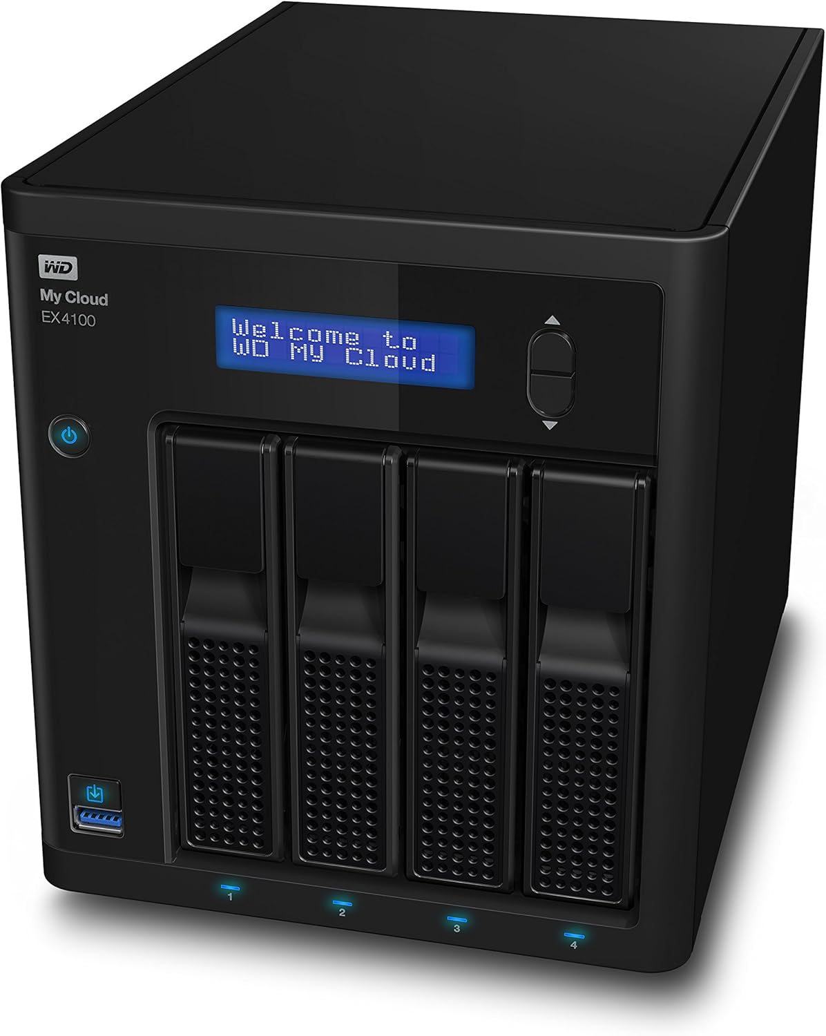 WD 24TB My Cloud EX4100 Expert Series 4-Bay Network Attached Storage - NAS - WDBWZE0240KBK-NESN