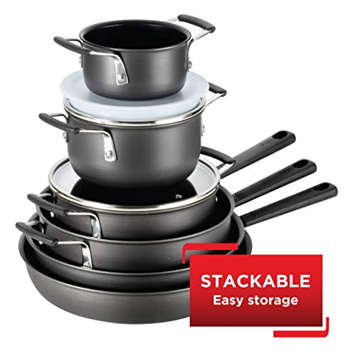 T-fal All-In-One Hard Anodized Dishwasher Safe Nonstick Cookware Set