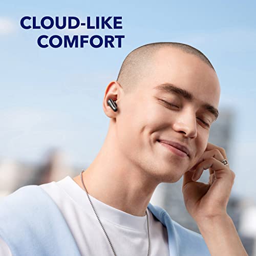 Soundcore by Anker Liberty 4, Noise Cancelling Earbuds, True Wireless Earbuds with ACAA 3.0, Dual Dynamic Drivers for Hi-Res Premium Sound, Spatial Audio with Dual Modes, All-New Heart Rate Sensor
