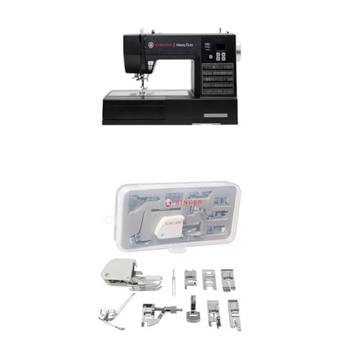 SINGER Heavy Duty 6620C Computerized Sewing Machine with Accessories | 215 Stitches, LCD Screen, Built-In Needle Threader | Easy Setup, Durable Metal Frame, Ideal for Clothes & Home Projects