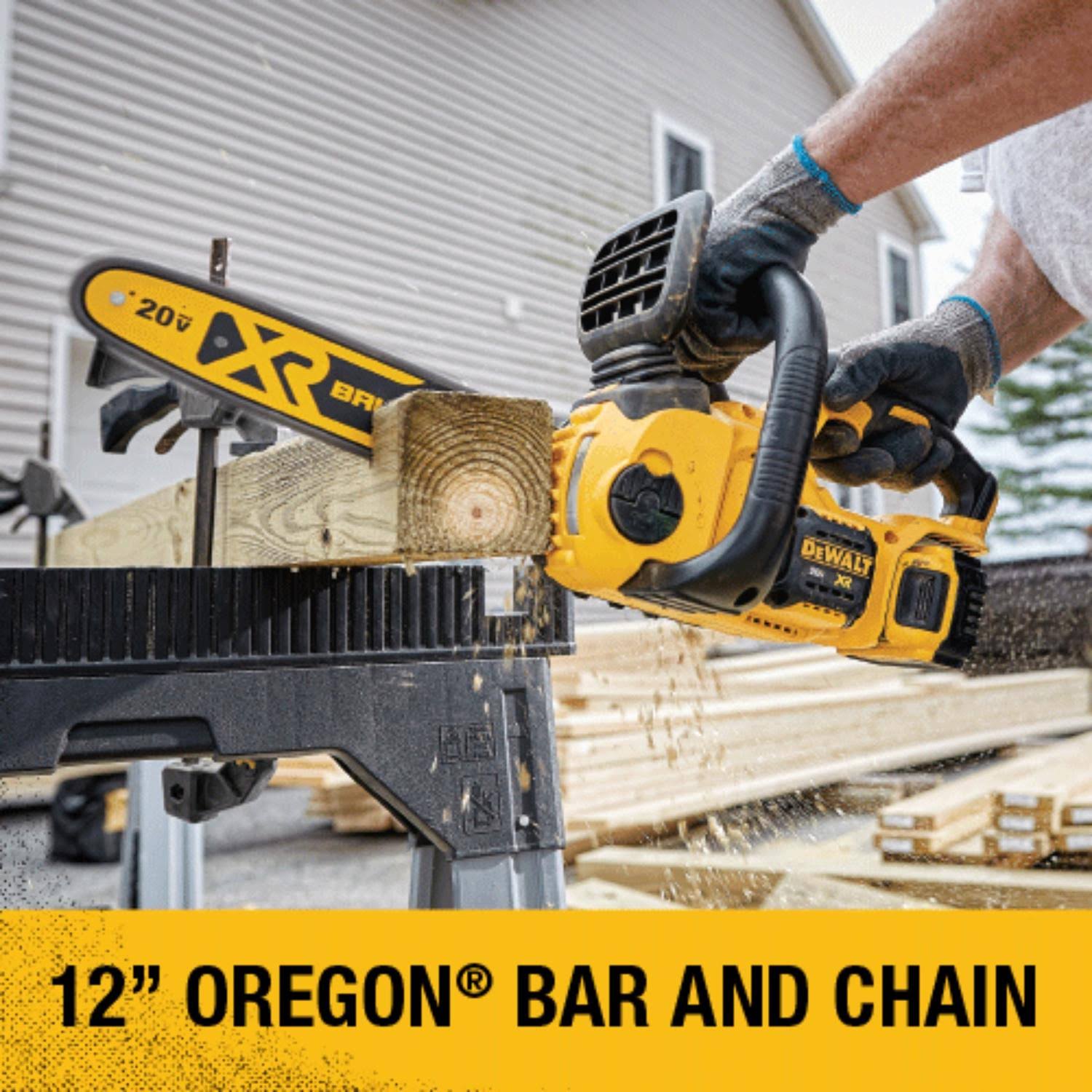 20-Volt Max Xr Compact 12-Inch Cordless Chainsaw, Tool Only
