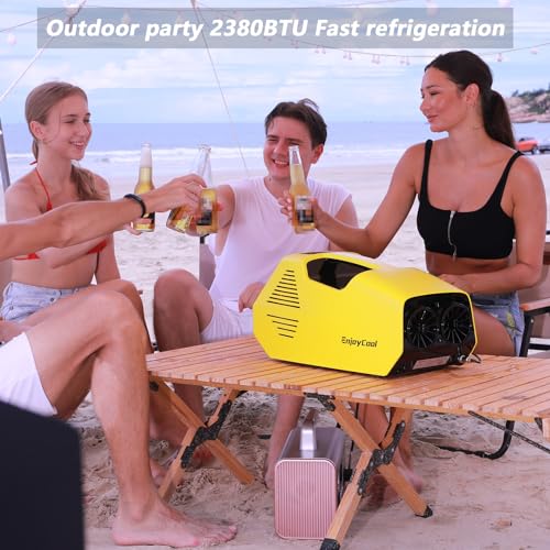 air conditioner portable 2380BTU's of fast cooling 240Wh & light and flexible energy saving camping air conditioner ventless portable air conditioner quiet portable air conditioner air conditioner