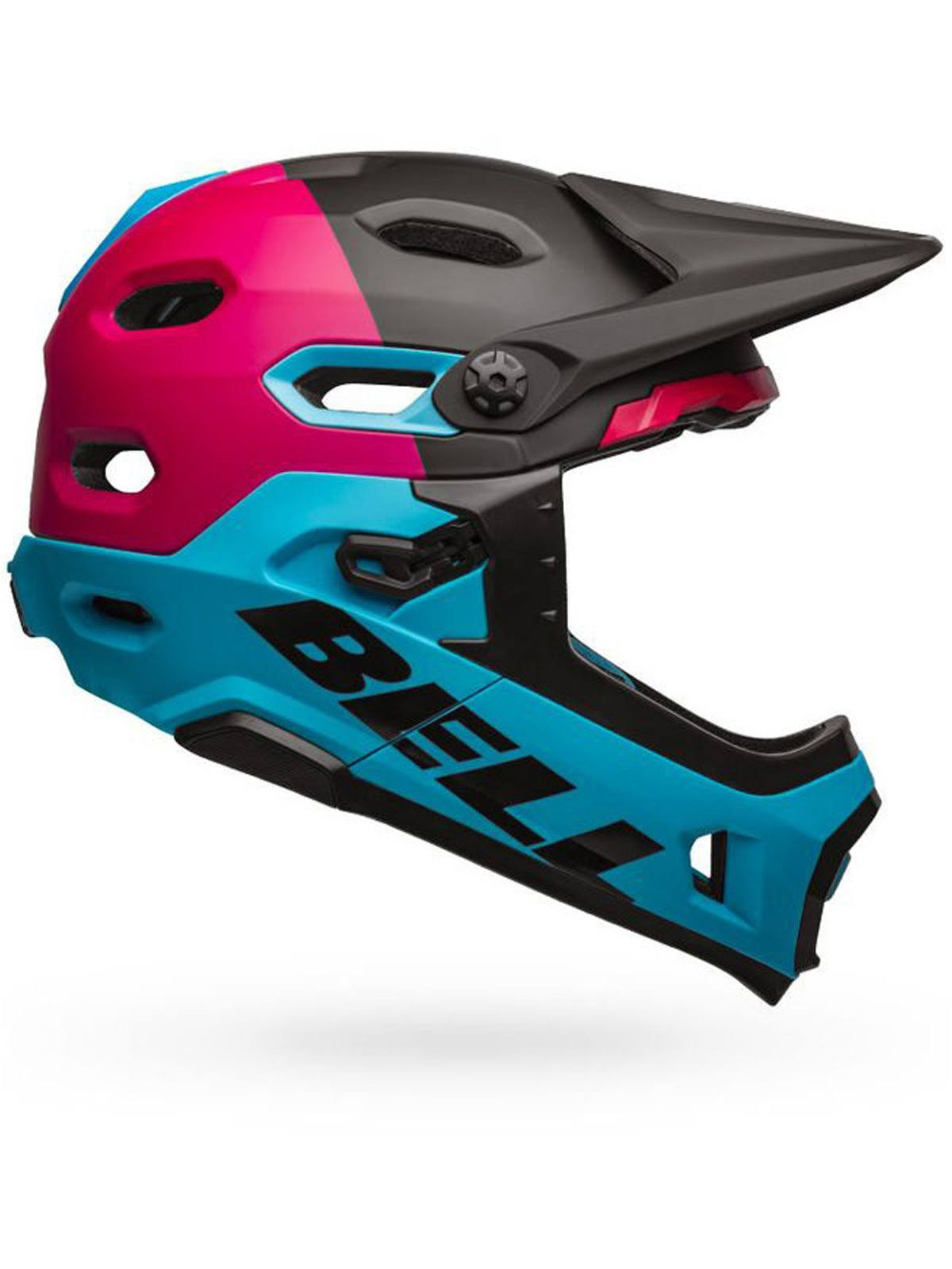 Bell Super DH MIPS Helmet Black Pink Blue M