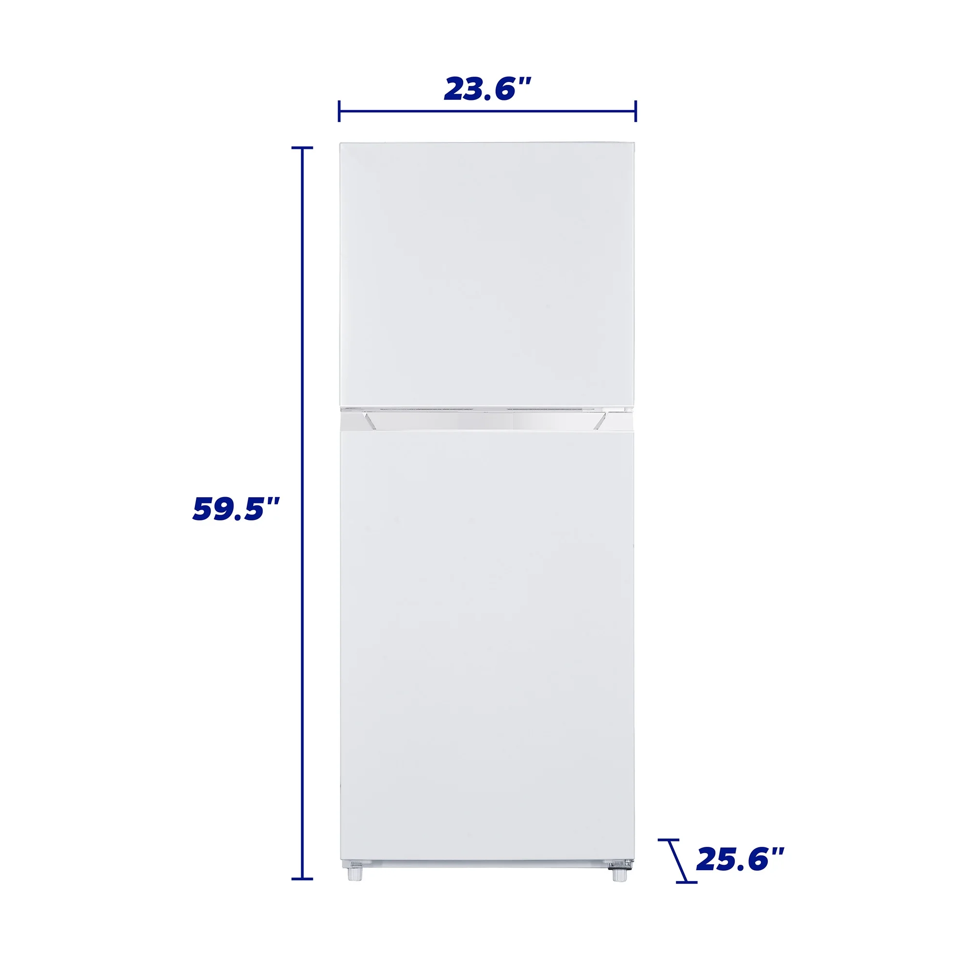 Element Electronics 10.1 cu. ft. Top Freezer Refrigerator - White, ENERGY STAR (ENR10TFGBW)