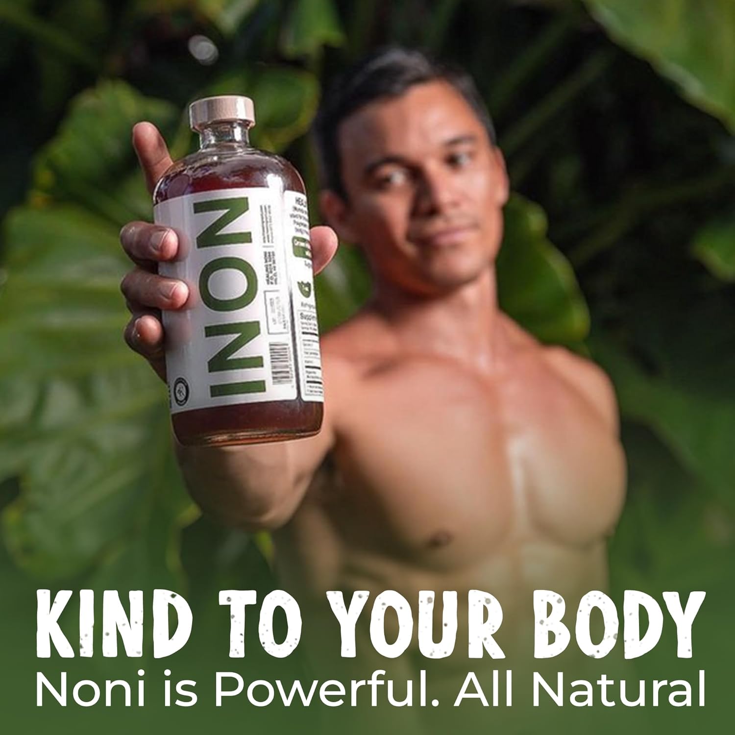 Healing Noni - 4-Pack Glass Bottle 32oz - 100% Pure Hawaiian Raw-Organic Juice - All-Natural Unsweetened Fresh Fruit - Farm Direct - USDA Certified