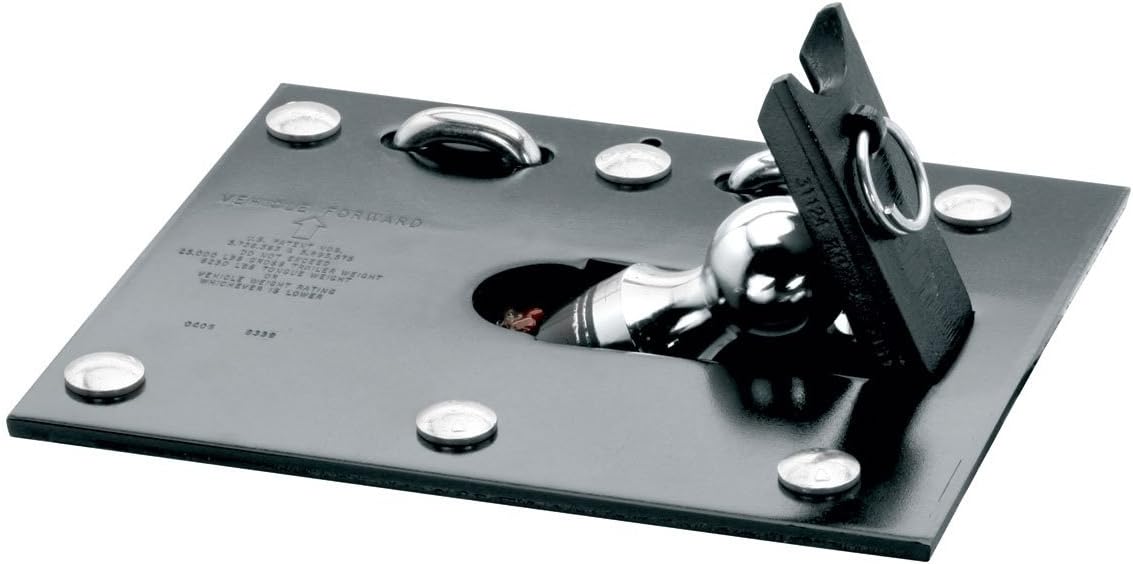 Draw-Tite 8339 Fold-Down Gooseneck Hitch - 25,000 lbs. Load Capacity