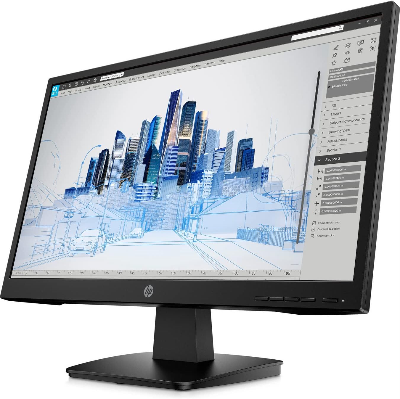 HP Newest P Series Business Monitor, 21.5" Full HD (1920 x 1080) Anti-Glare Display, Onscreen Control, Low Blue Light Mode, HDMI, VGA, VESA Mount, 1-Year Standard Warranty, Black