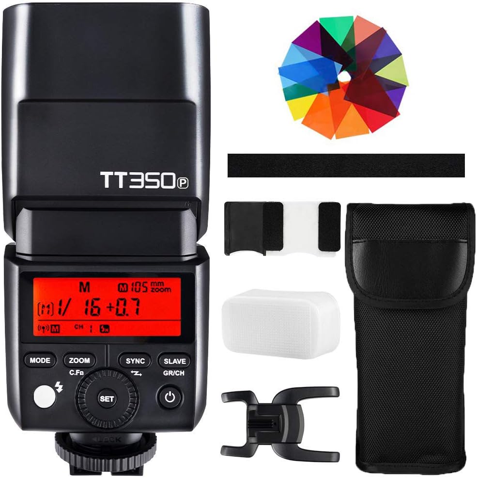 GODOX TT350P TTL Flash Speedlite Compatible for Pentax Cameras 645Z K-3II K-1 KP K-50 K-S2 K70 (TT350P)