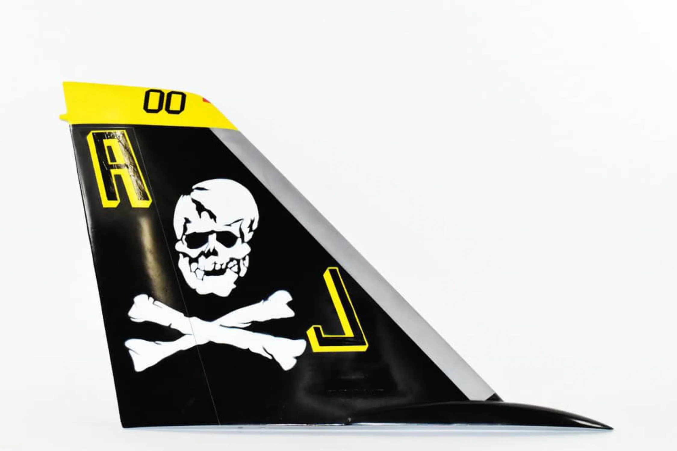 VF-84 Jolly Rogers F-14 Tail, 20, Mahogany, Navy