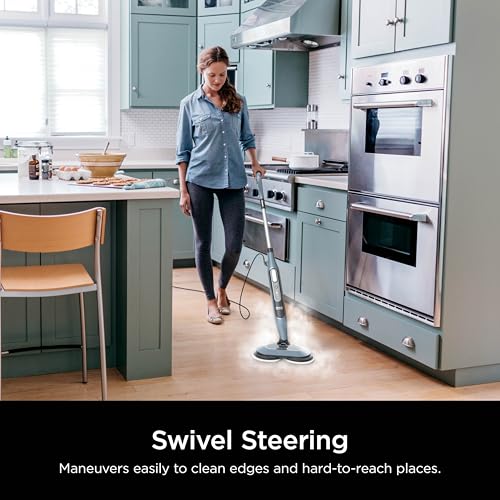 Shark Steam & Scrub with Steam Blaster Technology All-in-One Hard Floor Steam Mop with 3 Steam Modes & LED Headlights S8201