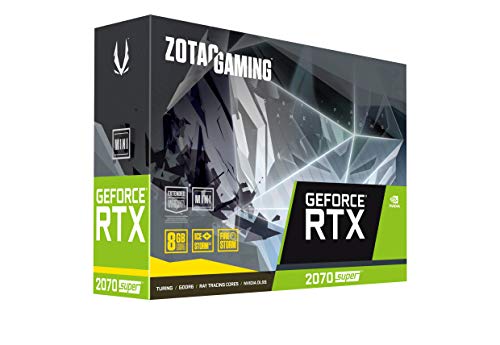 ZOTAC Gaming GeForce RTX 2070 Super Mini 8GB GDDR6 256-Bit 14Gbps Gaming Graphics Card, Ice Storm 2.0, Super Compact, ZT-T20710E-10M
