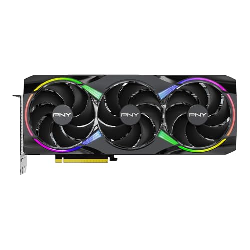PNY NVIDIA GeForce RTX™ 5080 16GB ARGB Overclocked Triple Fan Graphics Card (DLSS 4, PCIe® 5.0, HDMI®/DP 2.1, 2.9-Slot, Epic-X™ RGB Lighting)