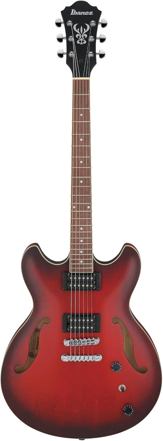 Ibanez AS53 Artcore Semi-Hollow Sunburst Red Flat