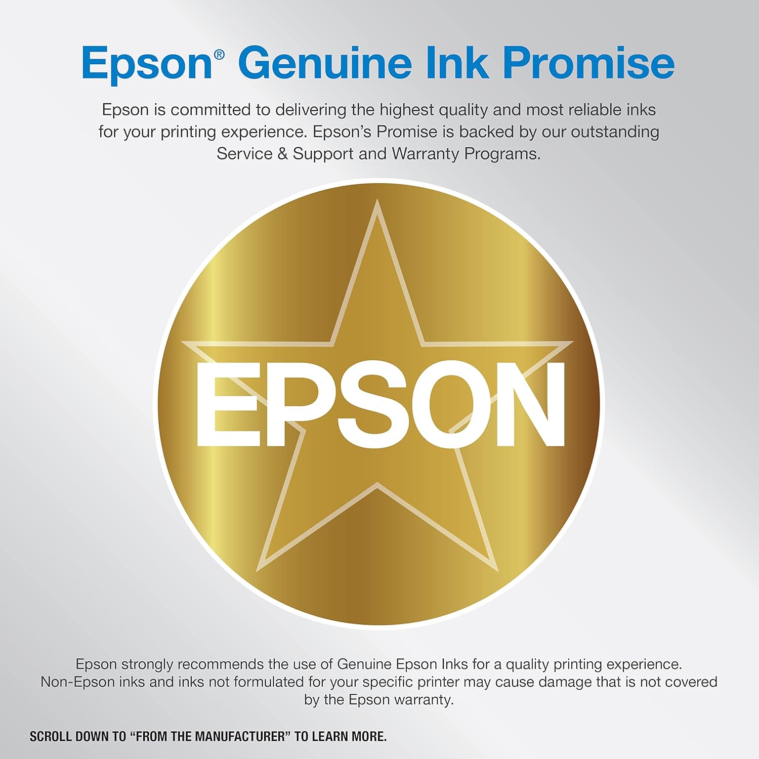 Epson EcoTank ET-2850 Wireless Color All-in-One Cartridge-Free Supertank Printer with Scan, Copy and Auto 2-Sided Printing (Renewed)