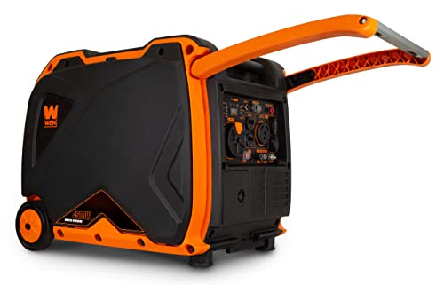 WEN DF450i Super Quiet 4500-Watt Dual RV-Ready Portable Inverter Generator with Fuel Shut-Off