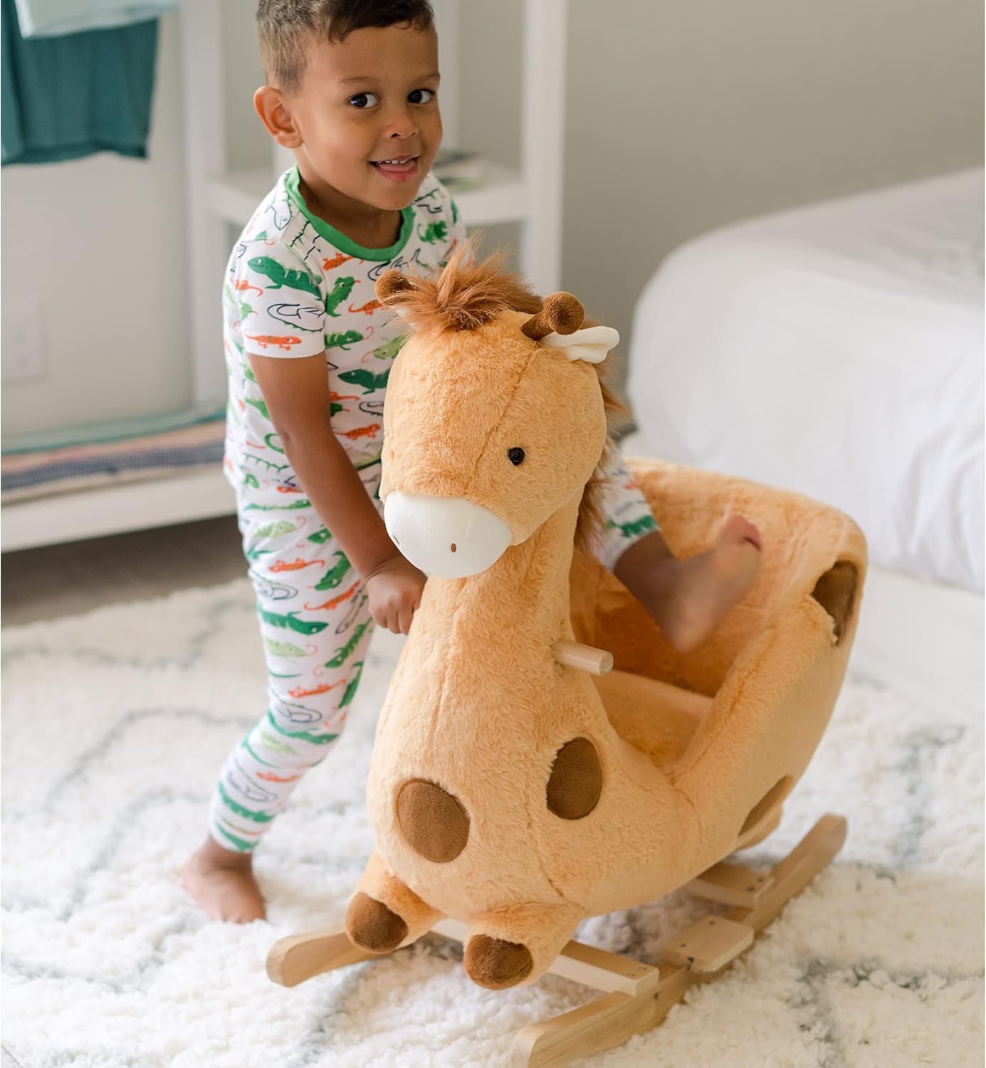Soft Landing | Joyrides | Sit-in Character Rocker - Giraffe Pack of 2