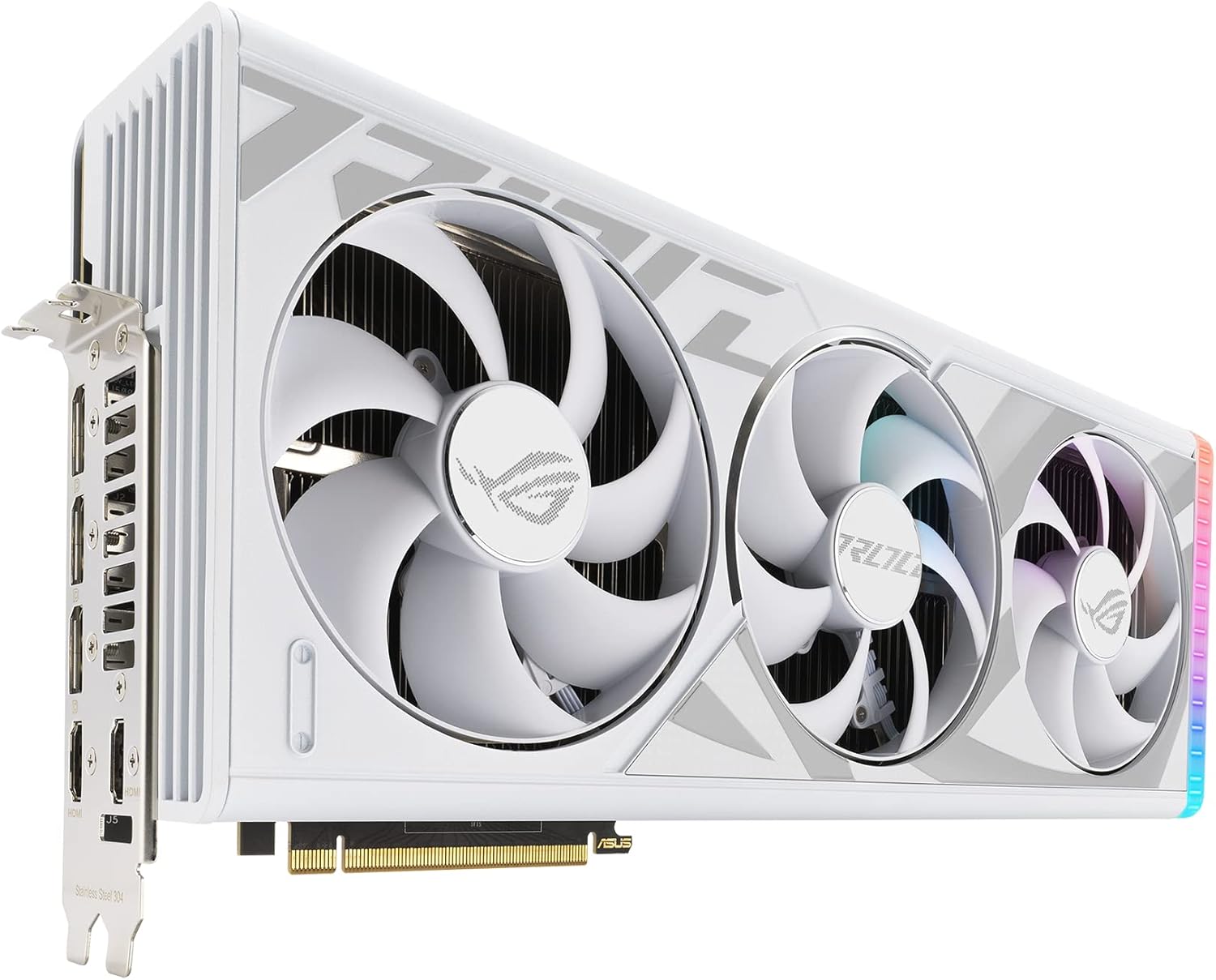 ASUS ROG Strix GeForce RTX ™ 4080 White Edition Gaming Graphics Card (PCIe 4.0, 16GB GDDR6X, HDMI 2.1a, DisplayPort 1.4a)