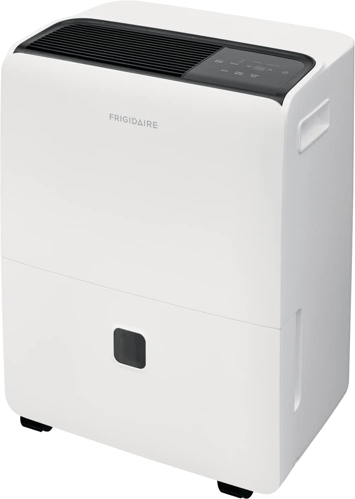 Frigidaire Dehumidifier, High Humidity 50 Pint Capacity, in White