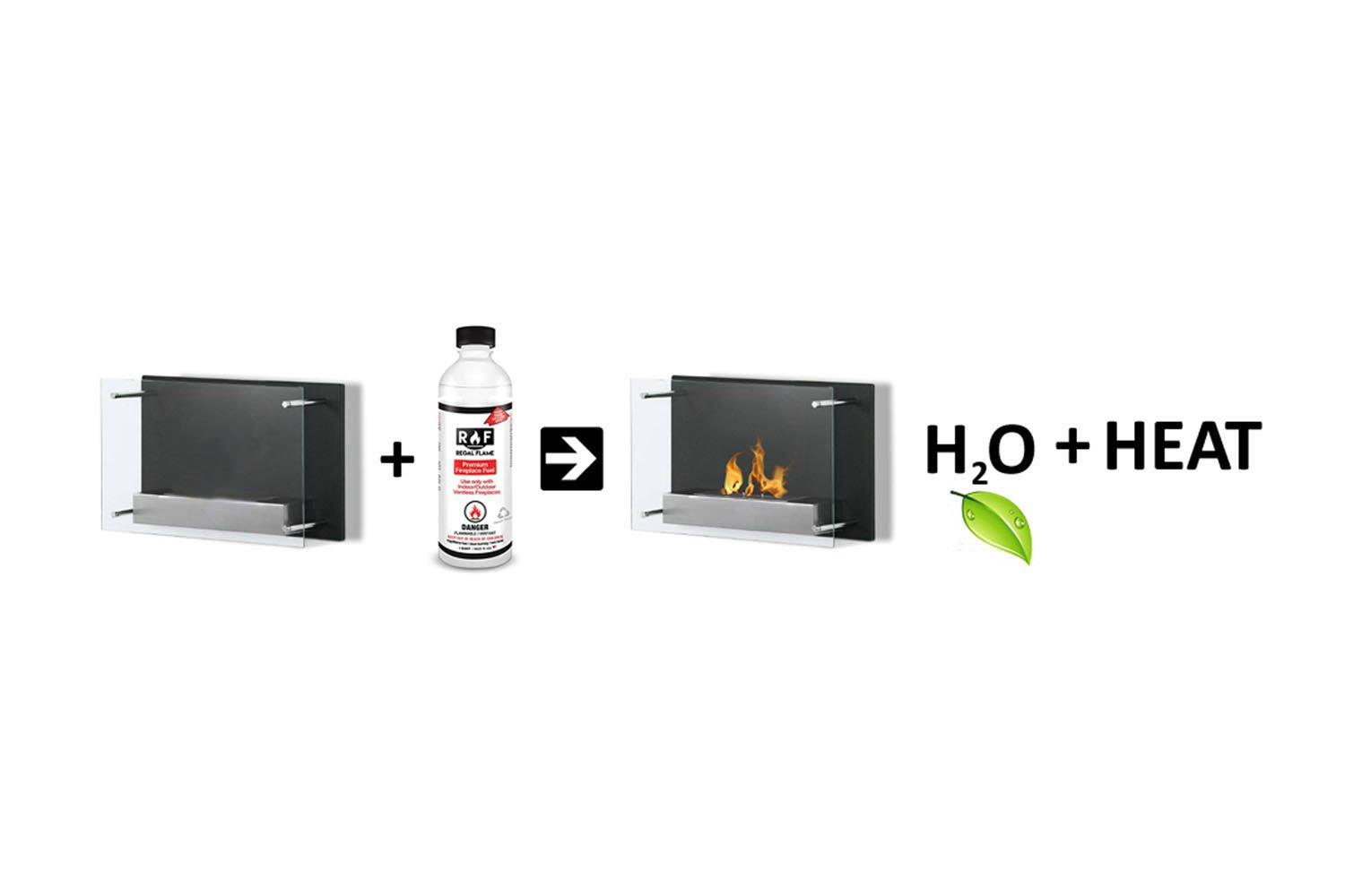 Regal Flame Prime Ventless Bio Ethanol Fireplace Fuel - 36 Quart