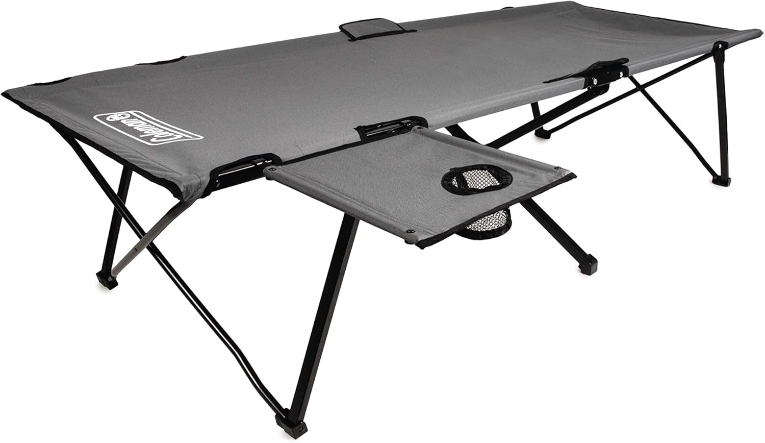 Coleman Pack-Away Camping Cot with Removable Side Table & Portable Camping Chair with 4-Can Cooler - Perfect for Camping, Tailgates, Beach, Sports and More