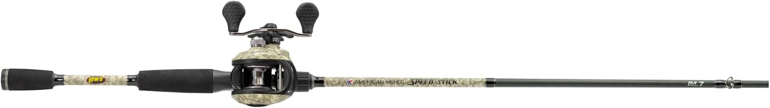 Lew's American Hero Camo Baitcast Combo