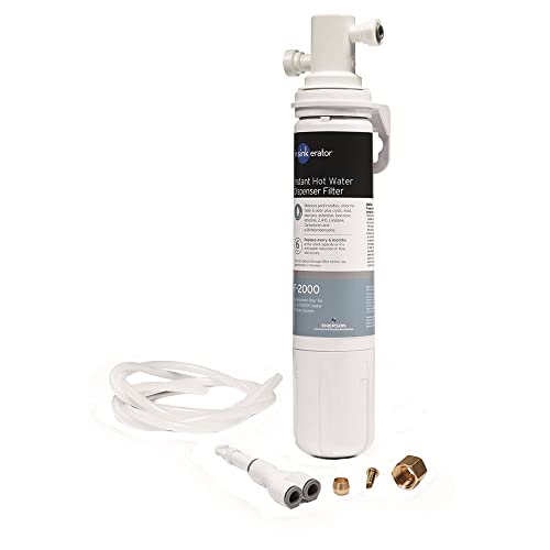 InSinkErator HOT250 Instant Hot Water Dispenser System, Single-Handle Faucet in Satin Nickel with 2/3-Gallon Stainless Steel Tank, H250SN-SS