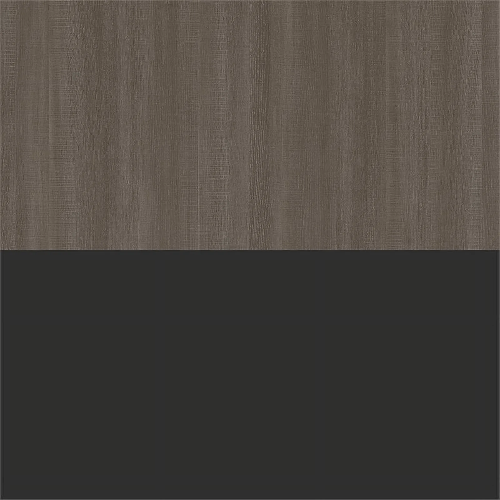 Atlin Designs 98" Full Murphy Bed and 2 Bookcases with Drawers in Bark Gray