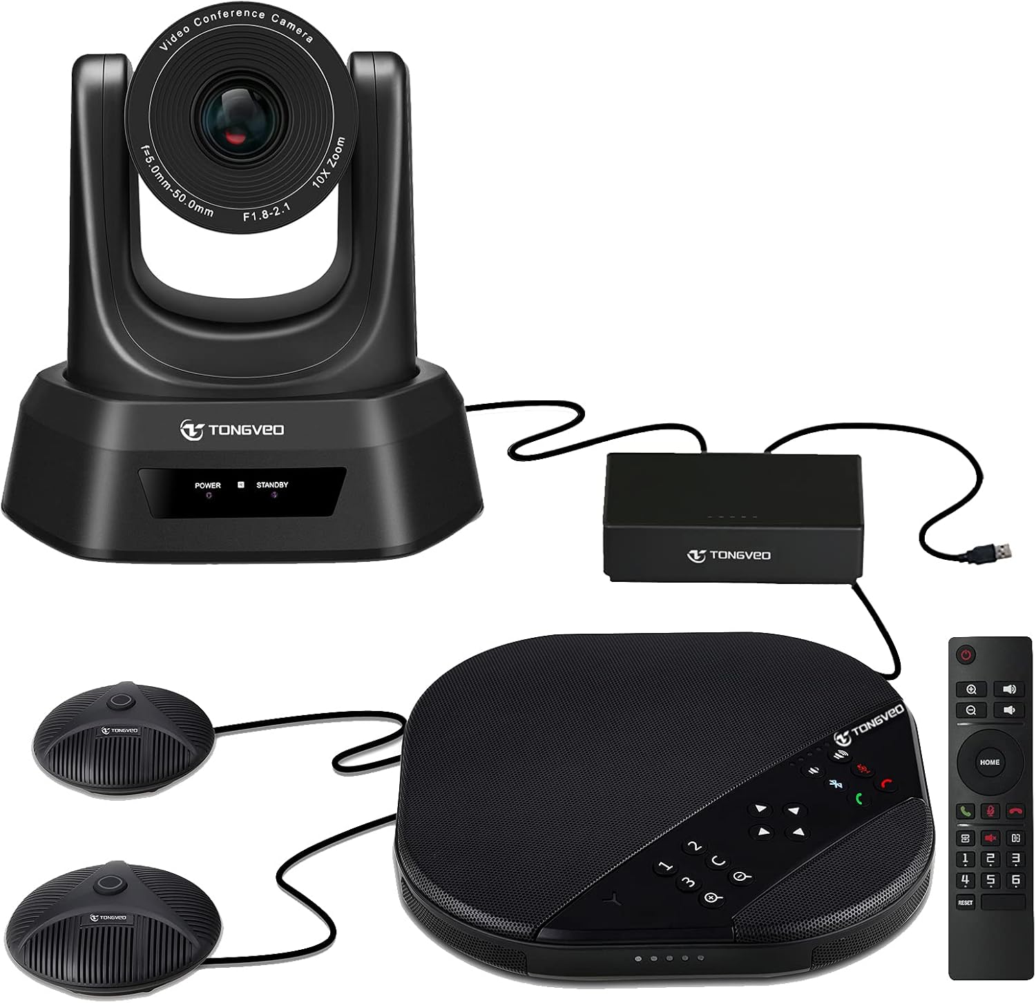 20X Optical Zoom PTZ Camera HDMI/SDI/USB, TONGVEO 1080P Video Conference Camera for Meeting Church Broadcast Live Streaming Online Learn, Works with Zoom, Skype, OBS and More