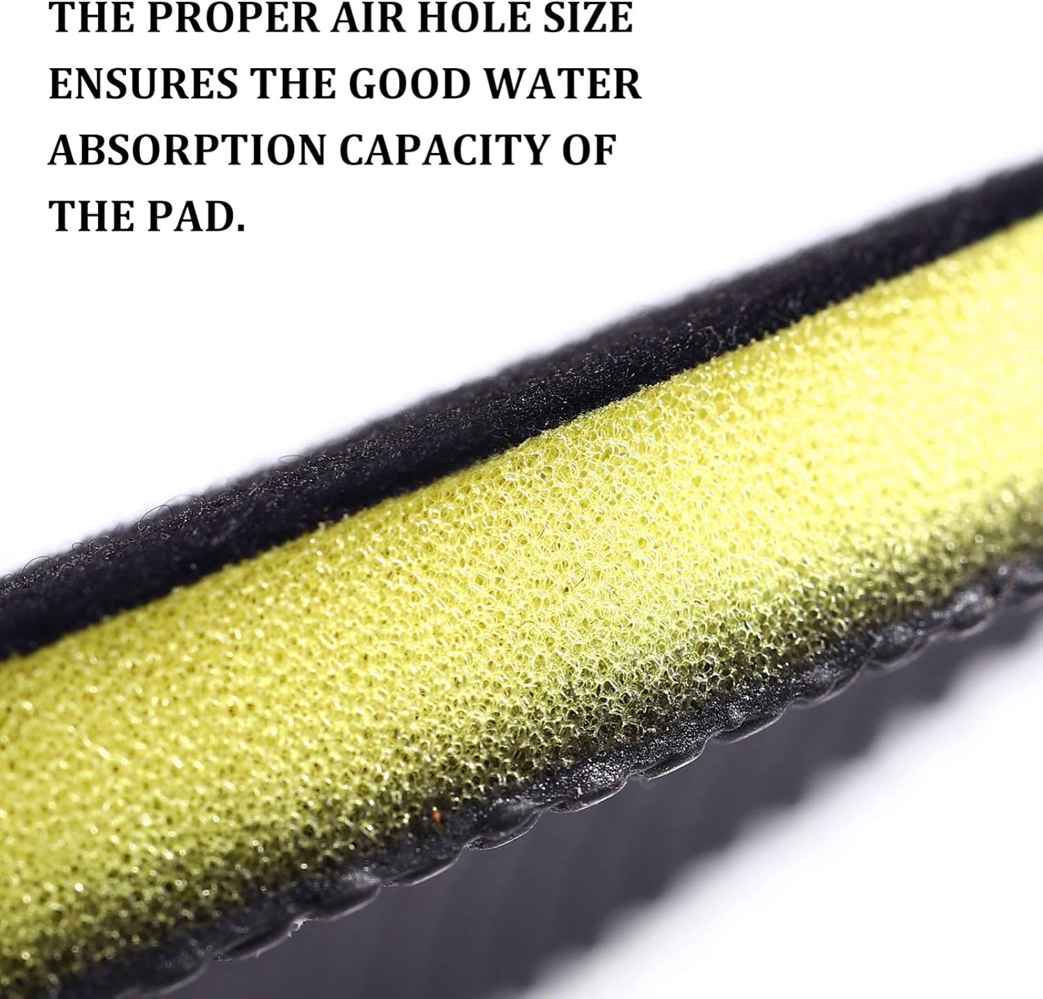 VOSAREA 6" Clay Pad for Polisher,DA Polisher Pad,Pneumatic Clay Bar Pad for Polisher Clay Disc Foam Pad or Car Detailing Novel Detailing Tool Detailing Kit (Black)