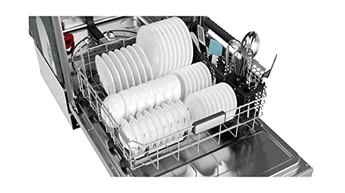 SHARP Slide-In Dishwasher, Stainless Steel Finish, 24" Wide