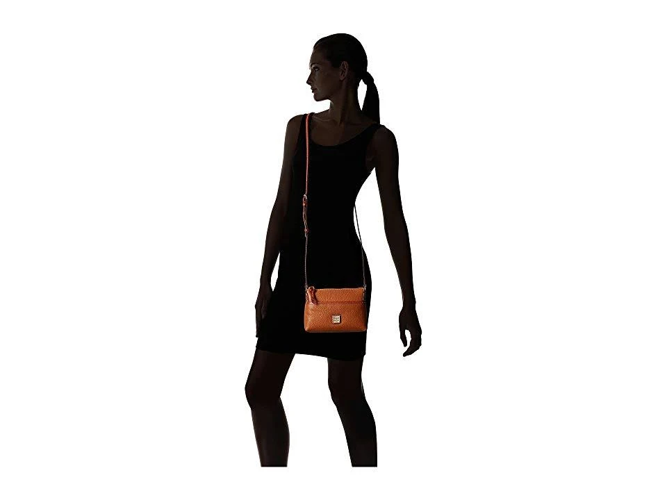Dooney u0026 Bourke Caramel Pebble Grain Ginger Pouchette