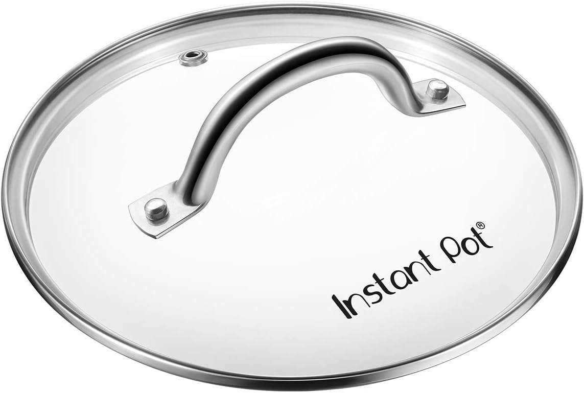 Instant Pot Duo Crisp Pressure Cooker 11 in 1, 8 Qt with Air Fryer, Roast, Bake, Dehydrate and more & Genuine Instant Pot Tempered Glass lid, Clear 10 Inch (26 cm) 8 Quart