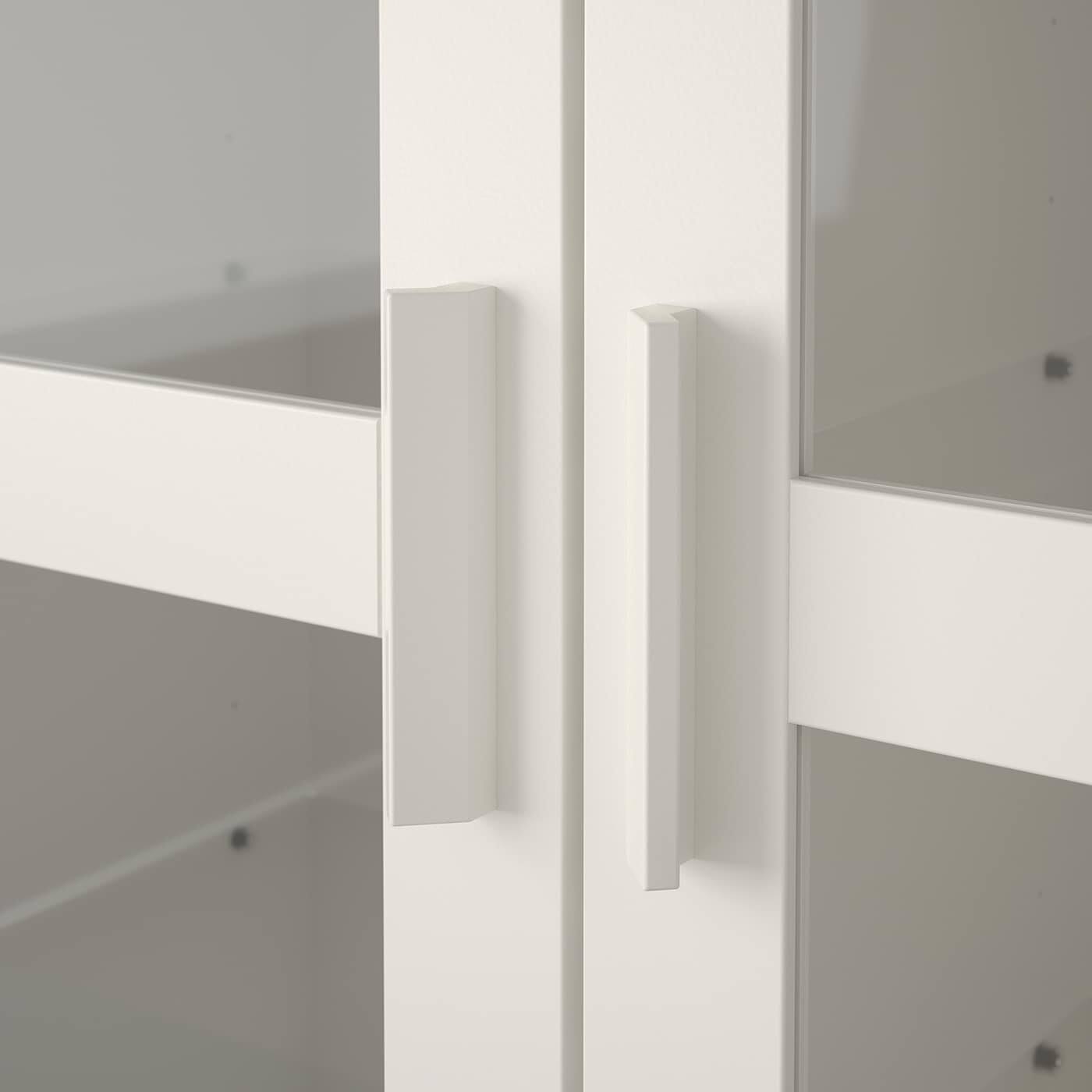 IKEA - BRIMNES Glass-Door Cabinet, White, 31 1/2x74 3/4