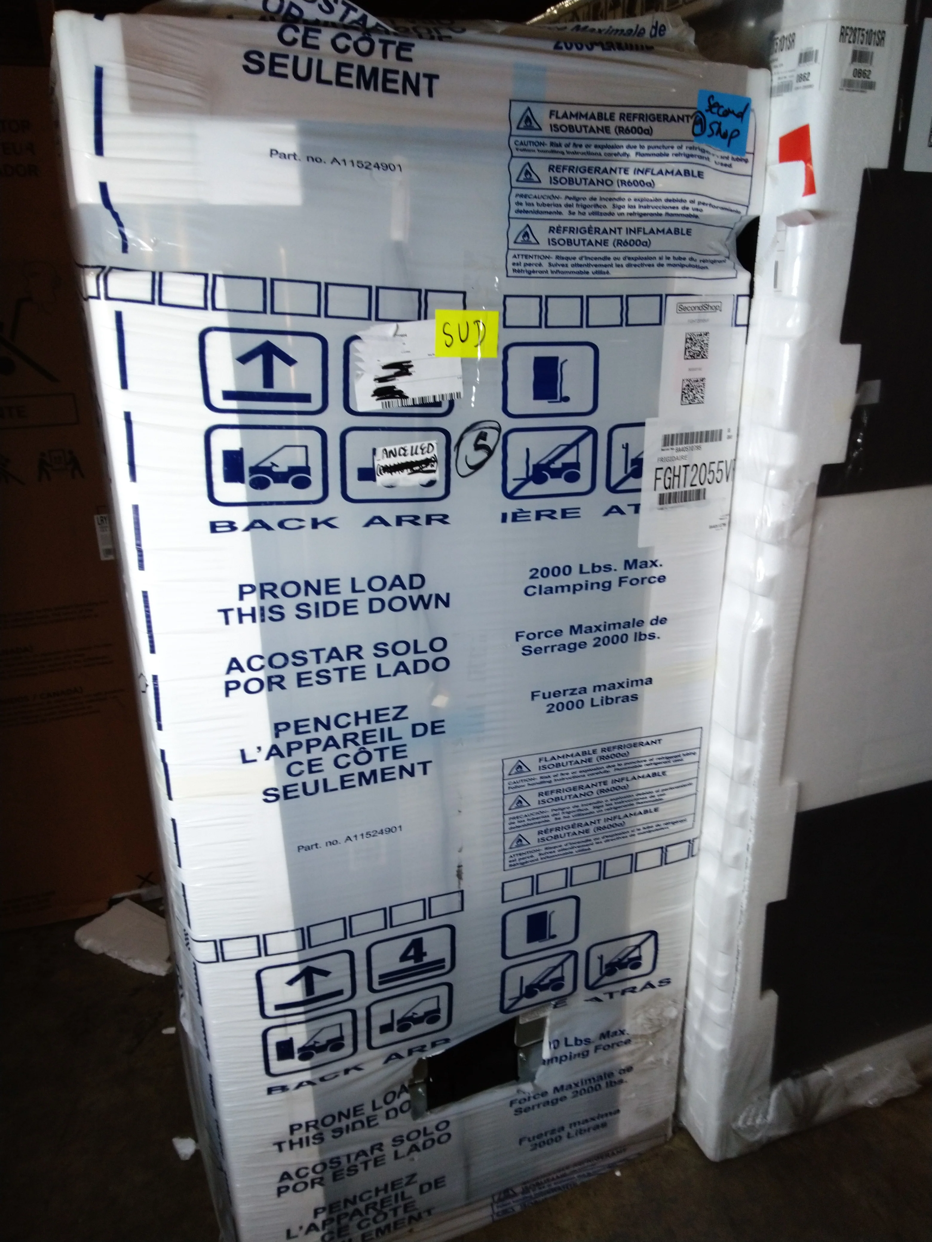 FRIGIDAIRE GALLERY 30 IN. 20.0 CU. FT. STAINLESS STEEL TOP FREEZER REFRIGERATOR - FGHT2055VF