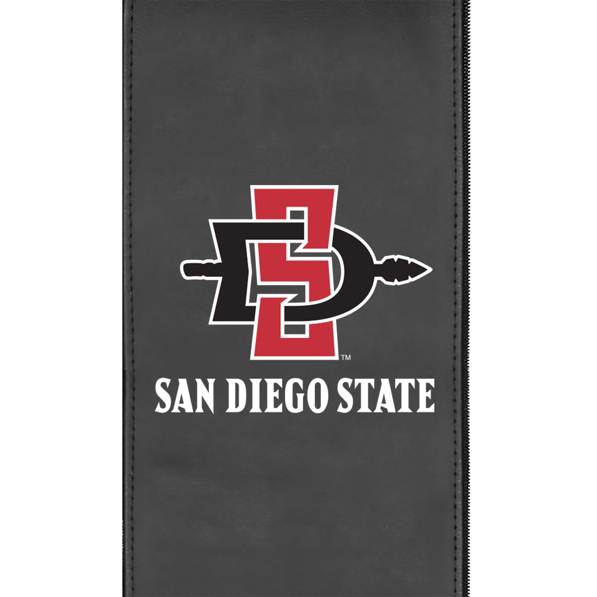 San Diego State Primary Logo Stealth Recliner with Zipper System