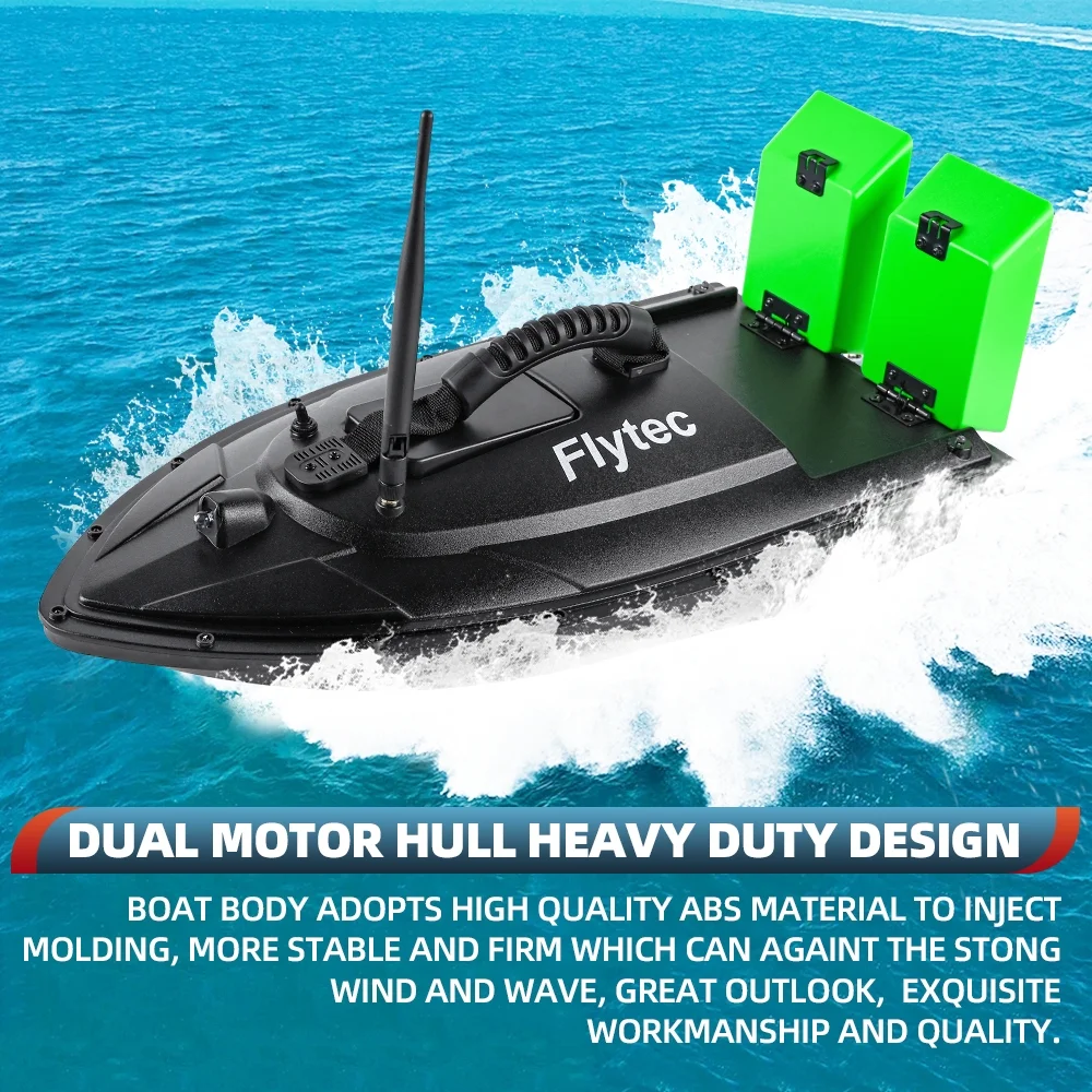Bait Boat for Surf Fishing- 500M/546 Yards Remote Control  Fishing Boat with GPS- 3.3LBS Loading Bait Boat for Carp Fishing Hook with LED Light for Fishing